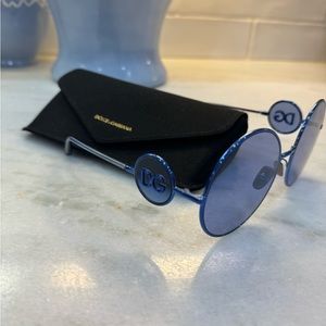 Dolce & Gabbana 59mm Oversized Round Sunglasses